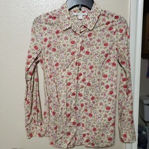 Floral Button down